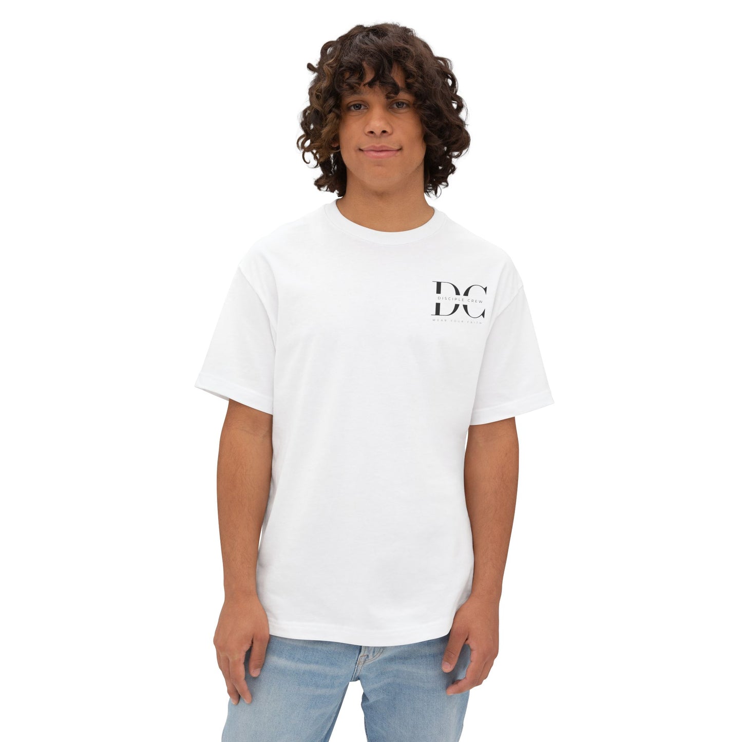 Painted Cross Unisex Oversized Tee