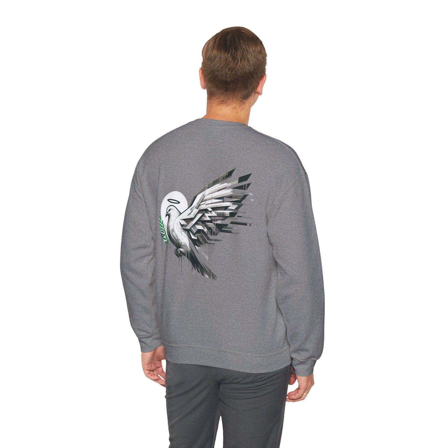 Peaceful Wings Unisex Crewneck Sweatshirt