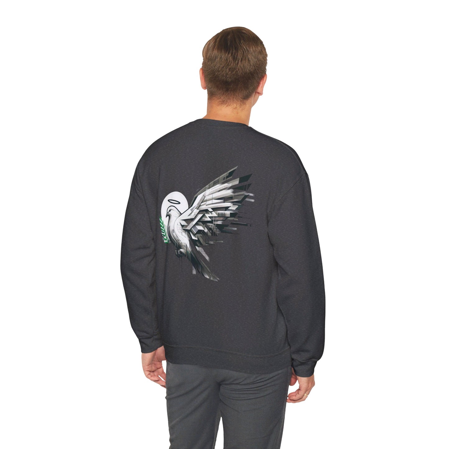 Peaceful Wings Unisex Crewneck Sweatshirt