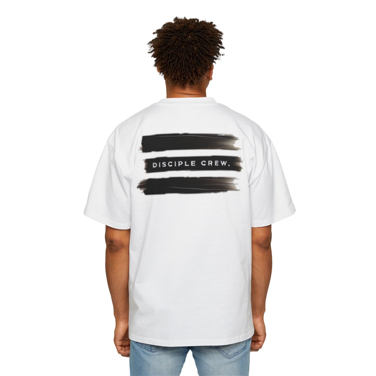 Men's Triple Stripes Disciple Crew Oversized Tee