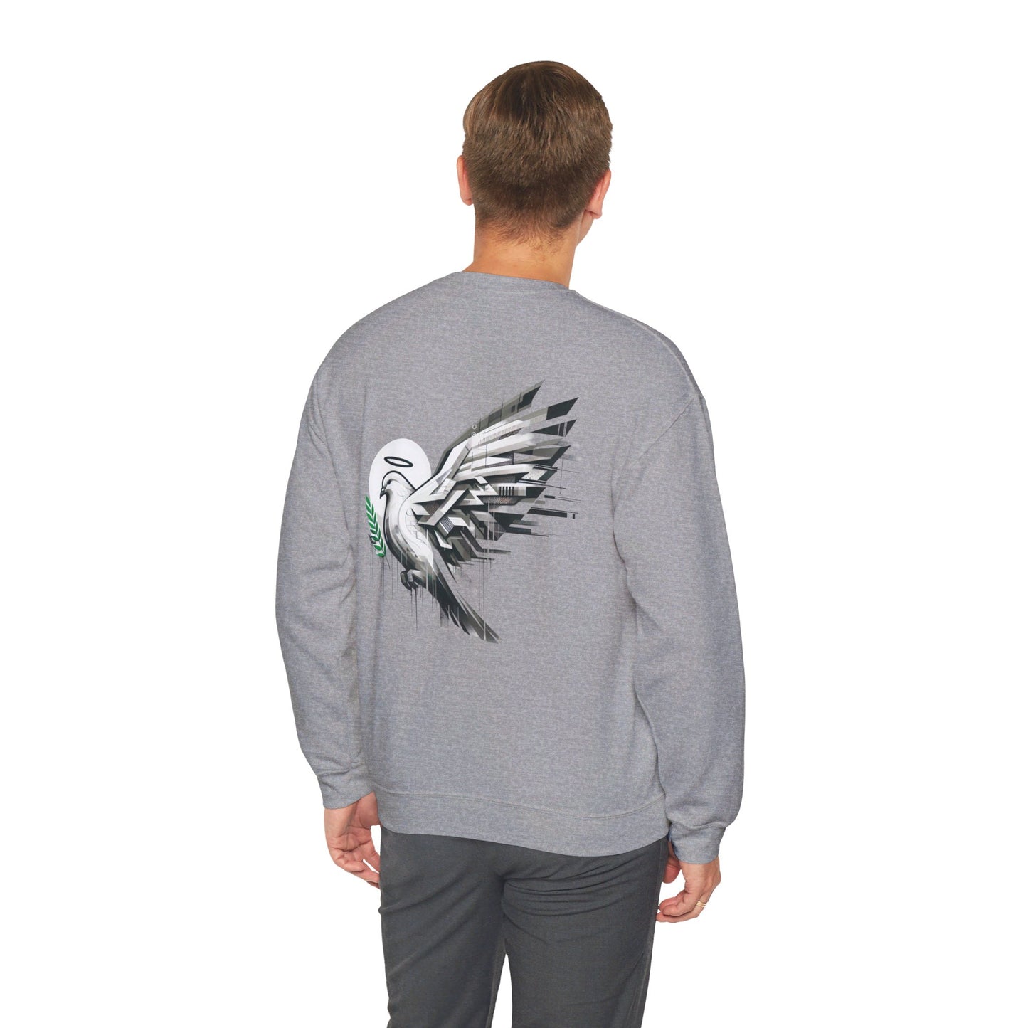 Peaceful Wings Unisex Crewneck Sweatshirt