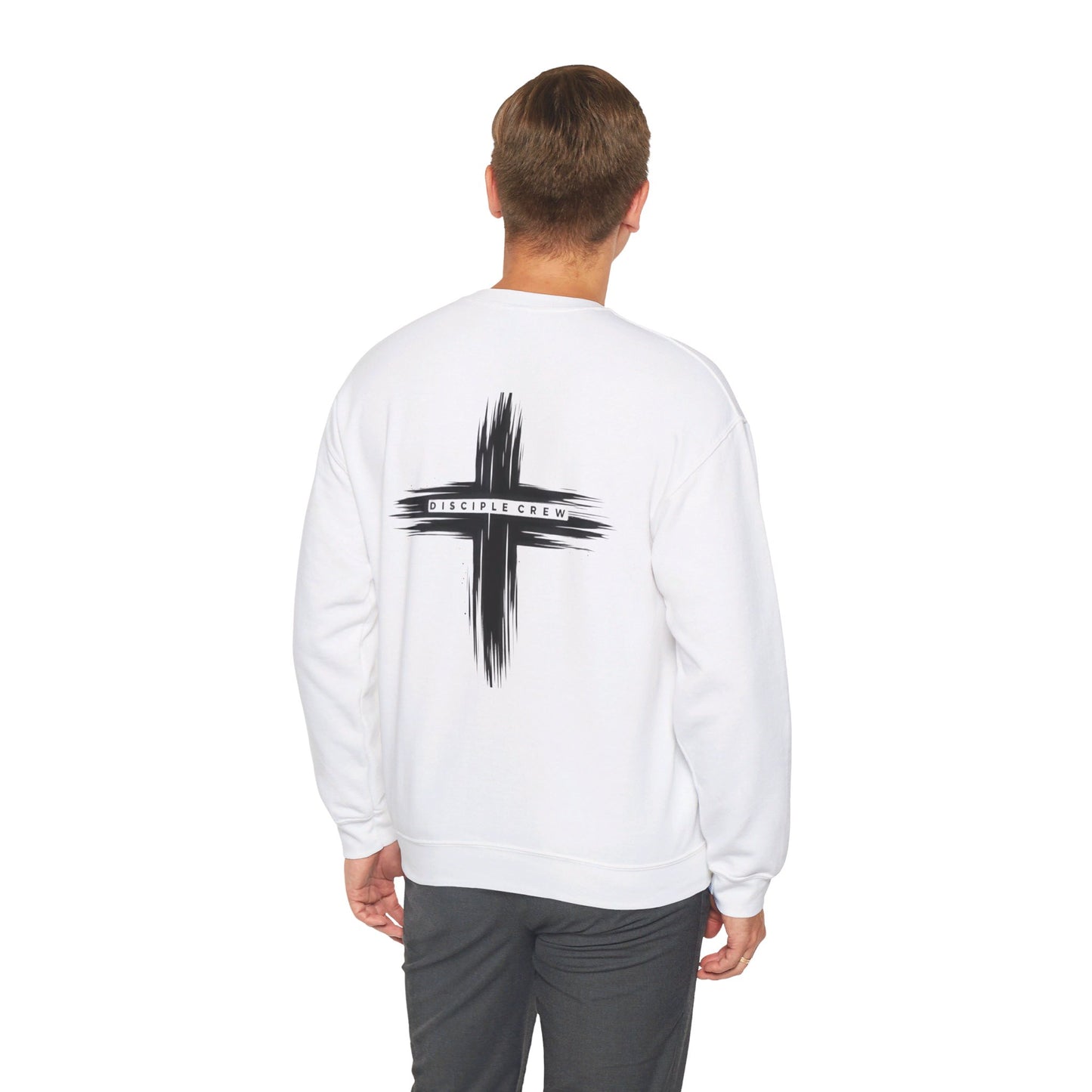 Black Cross Unisex Crewneck Sweatshirt