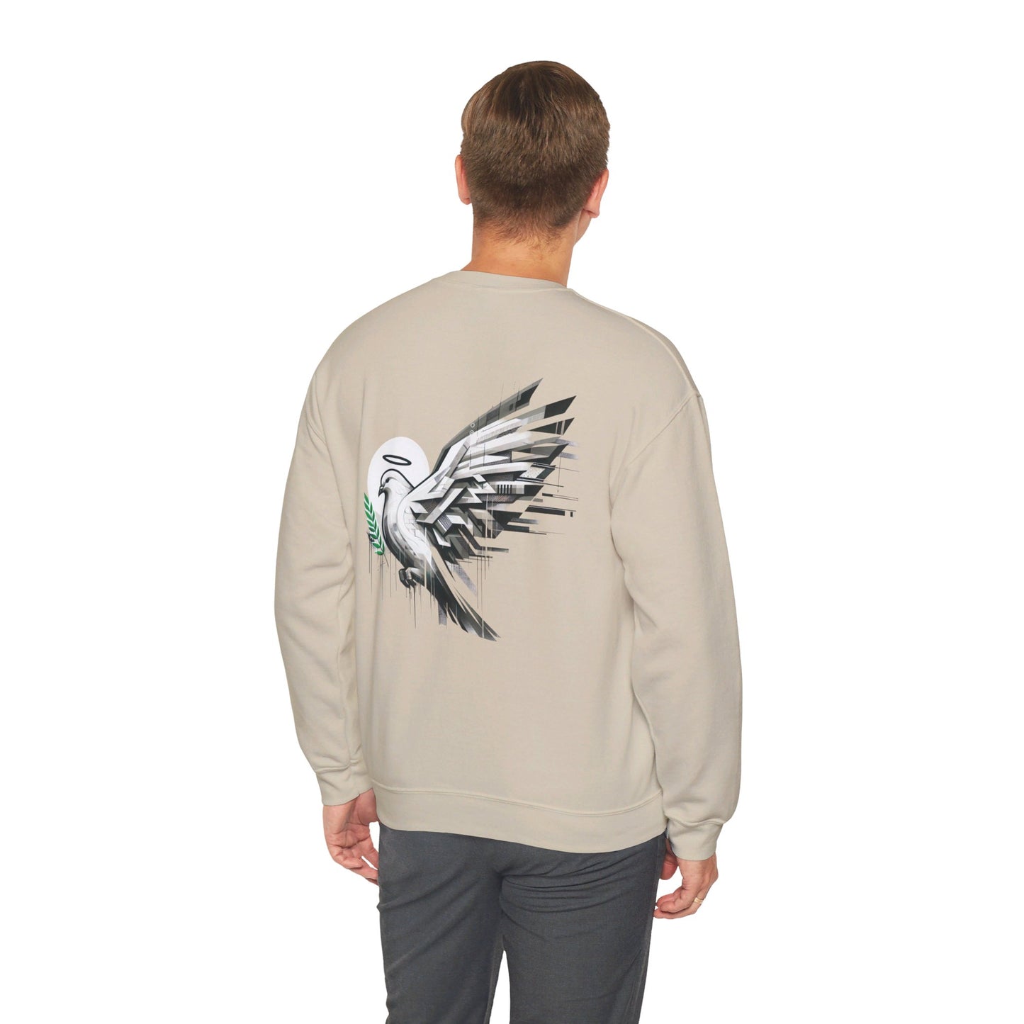 Peaceful Wings Unisex Crewneck Sweatshirt