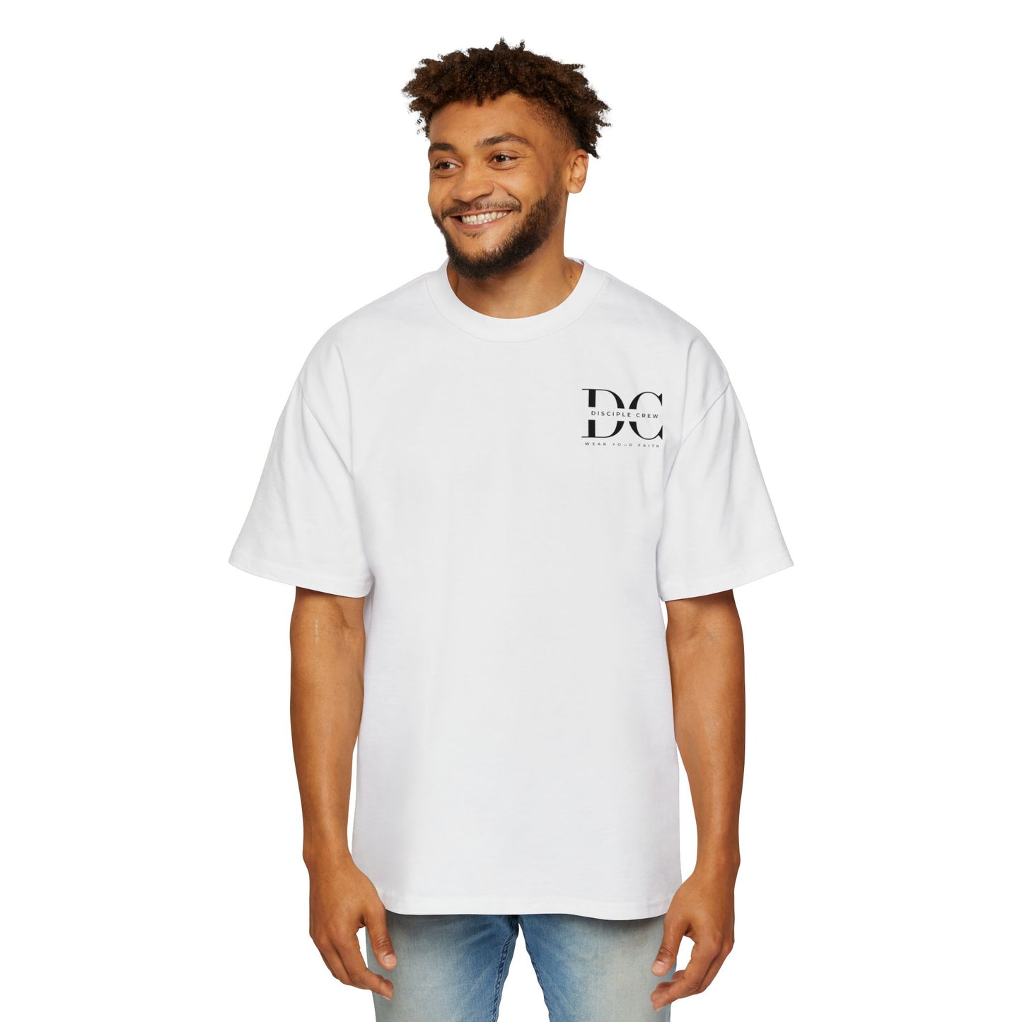 Men's Triple Stripes Disciple Crew Oversized Tee