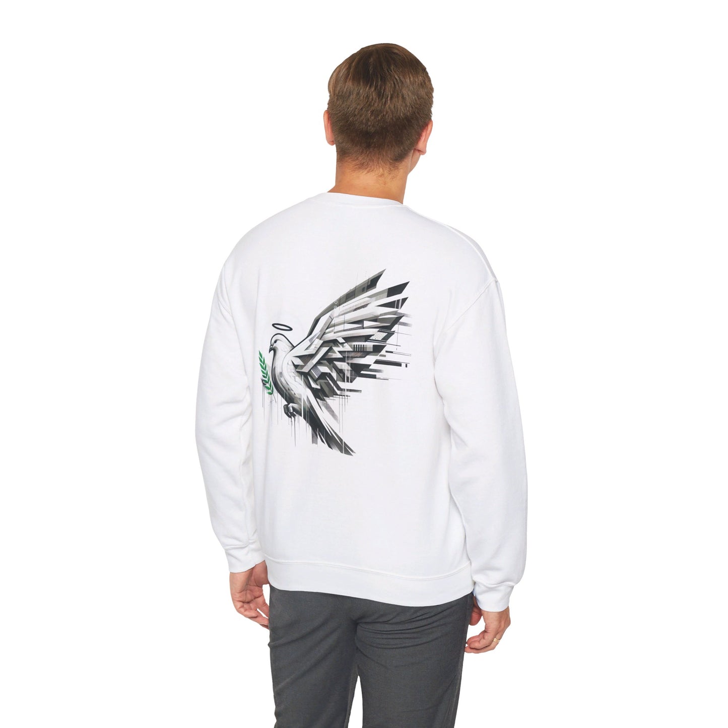 Peaceful Wings Unisex Crewneck Sweatshirt