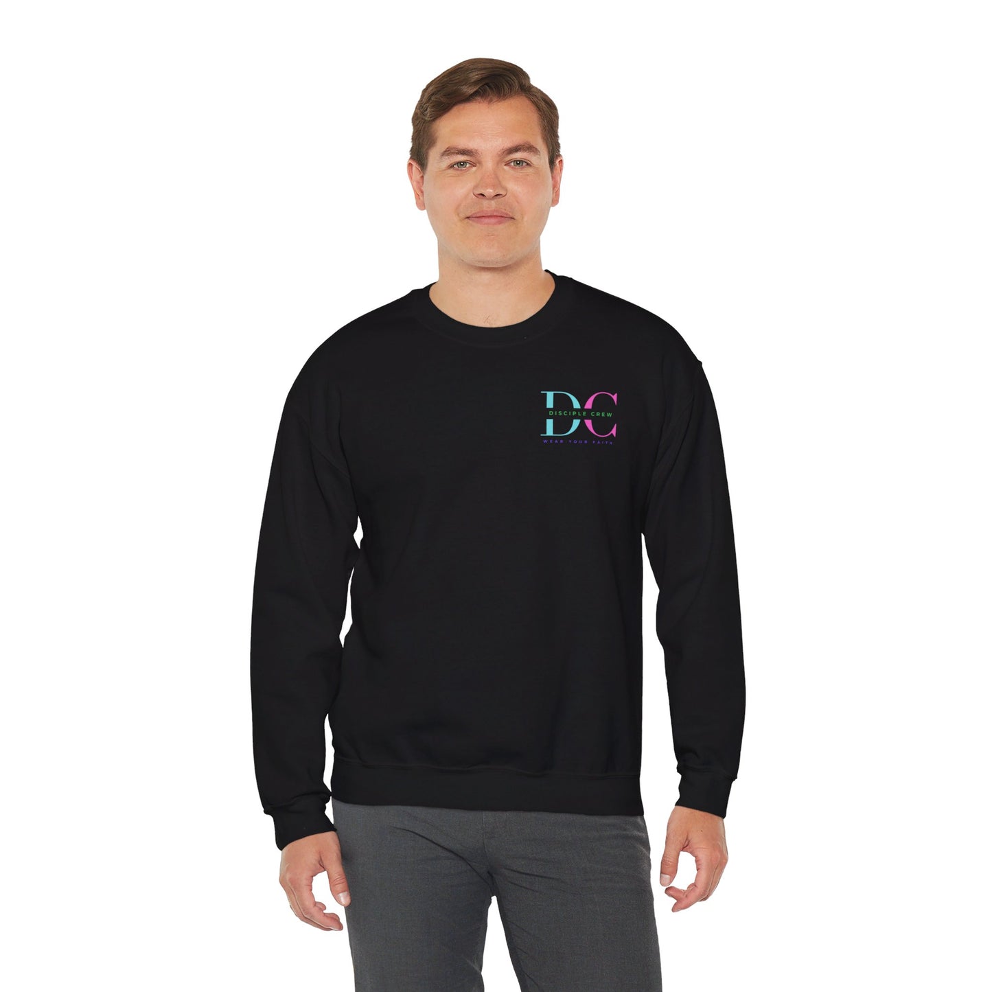 Spray Painted Cross Unisex Crewneck Sweatshirt