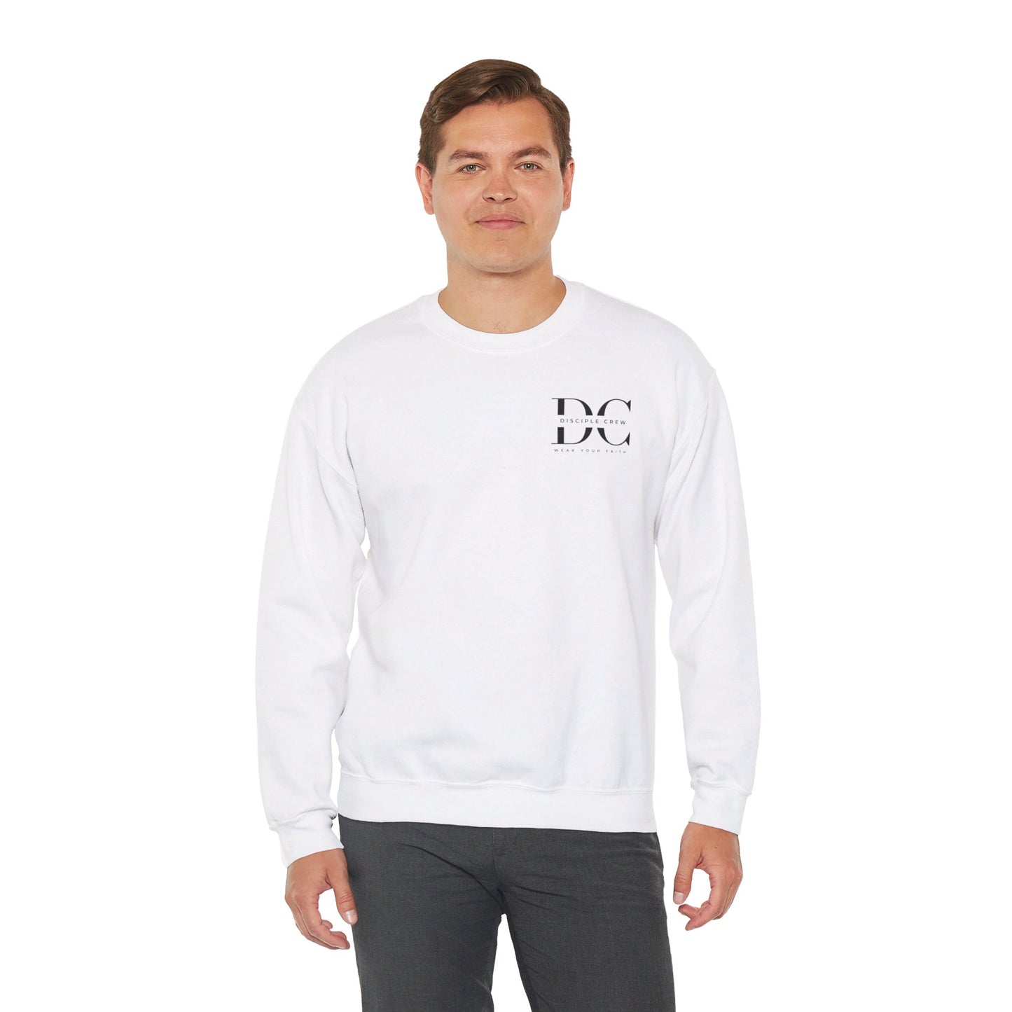 Black Dripping Cross Unisex Crewneck Sweatshirt